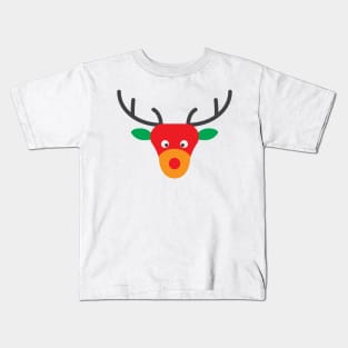 Santa Deer Kids T-Shirt